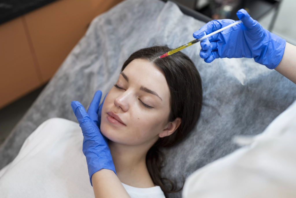 young-woman-getting-prp-injection-high-angle